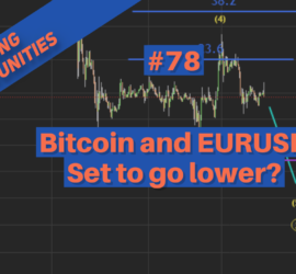 78. Bitcoin & EURUSD set to go lower? | Trading Opportunities (Forex, Commodities, Indices & Crypto)