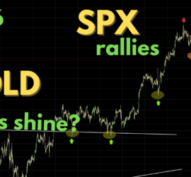 136. Gold looses shine - SPX rallies - Trading Opportunities Webinar by Neerav Yadav - 1