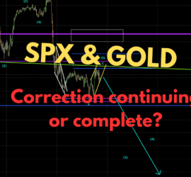 181. SPX and Gold Correction Complete or Continuing - Weekly Market Updates